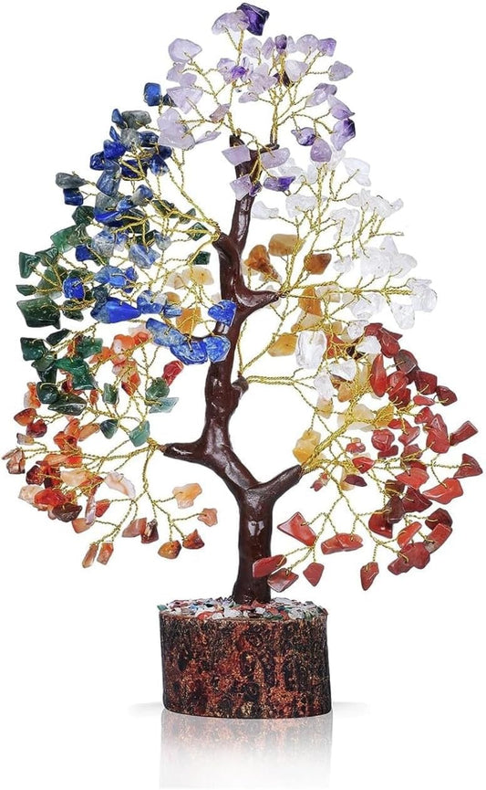 Seven Chakra Crystal Tree