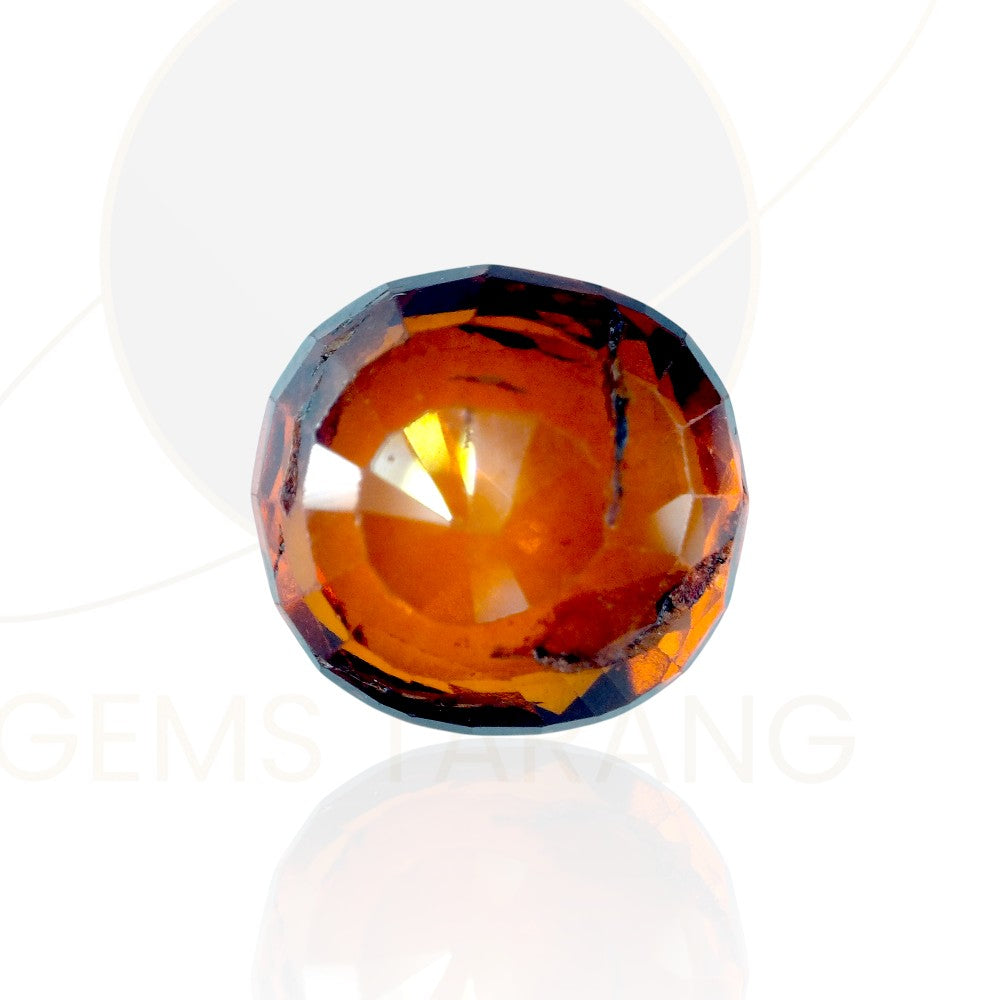 Hessonite Garnet (Gomedh) Sri Lanka (G12-6ct/ 6.66 Ratti)