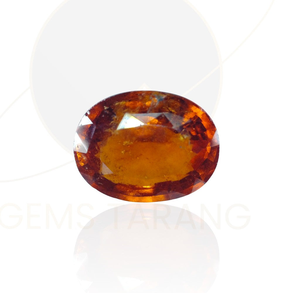 Hessonite Garnet (Gomedh) Sri Lanka (G14-6ct/ 6.66 Ratti)