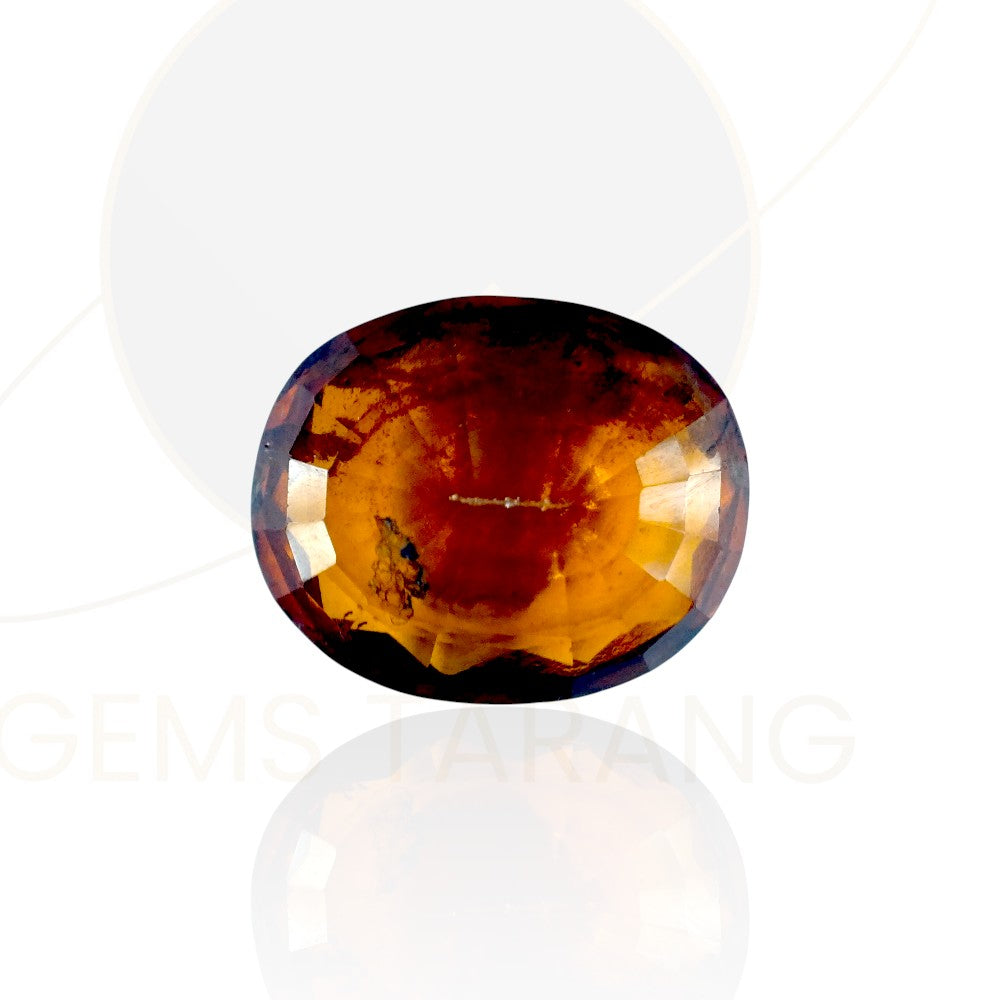 Hessonite Garnet (Gomedh) Sri Lanka (G3-5ct/ 5.55 Ratti)