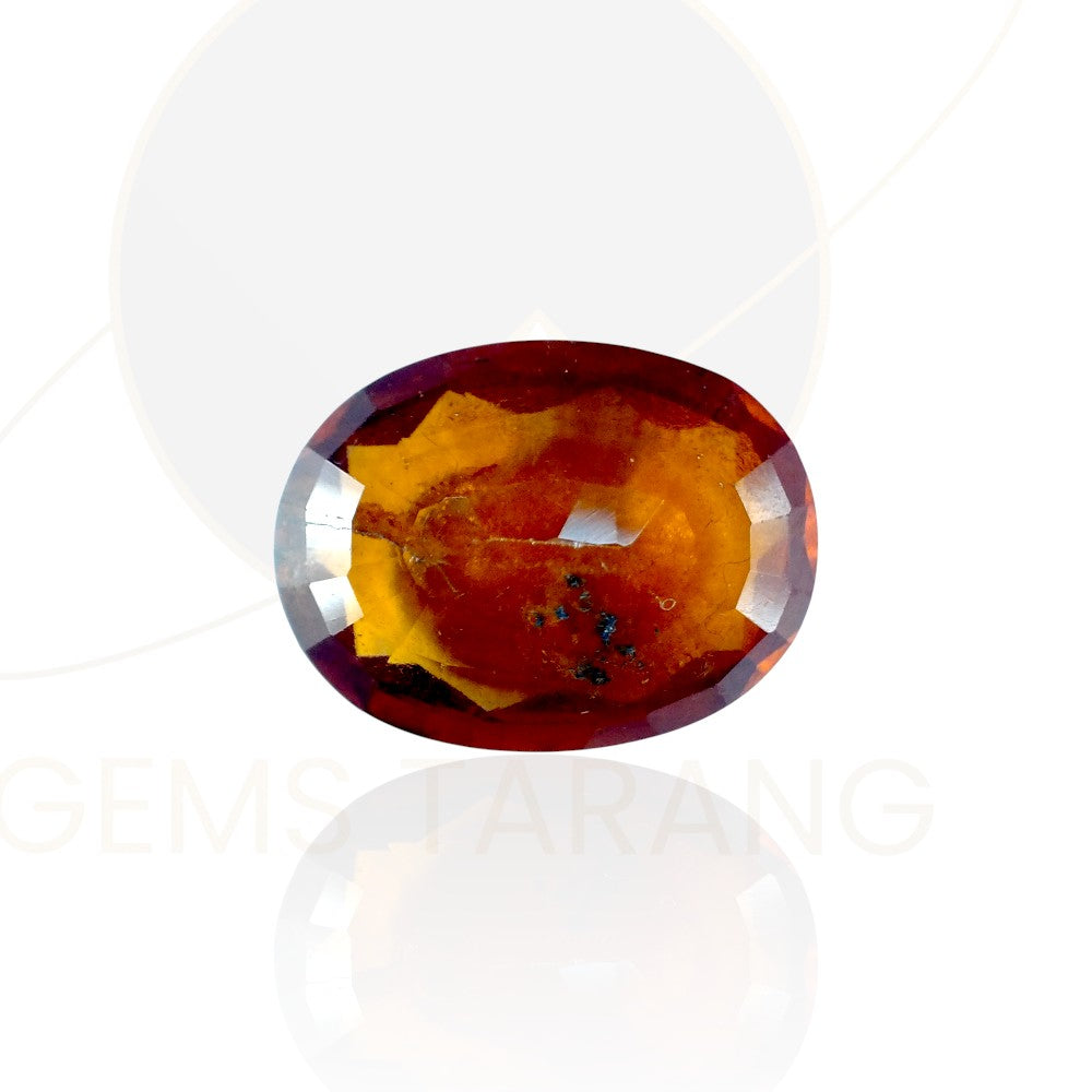 Hessonite Garnet (Gomedh) Sri Lanka (G5-5.6ct/ 6.216 Ratti)