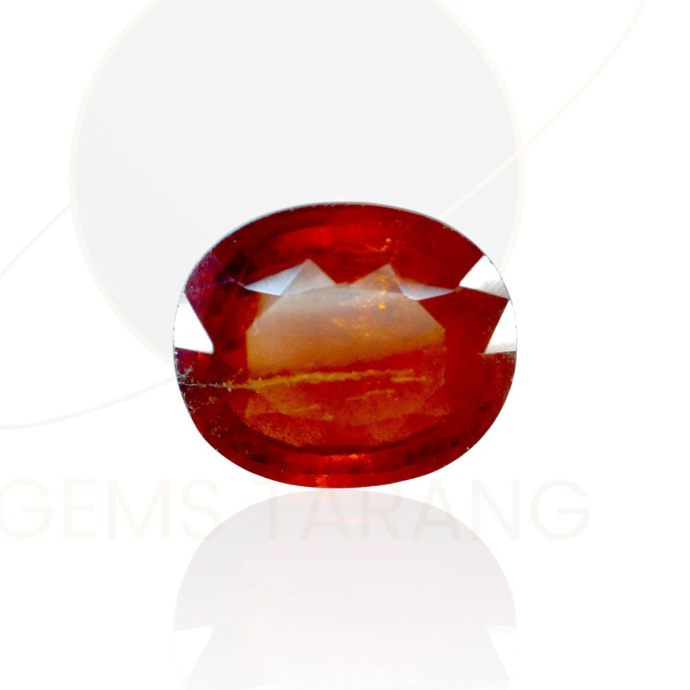 Hessonite Garnet (Gomedh) Sri Lanka (G9-6.3ct/ 6.993 Ratti)
