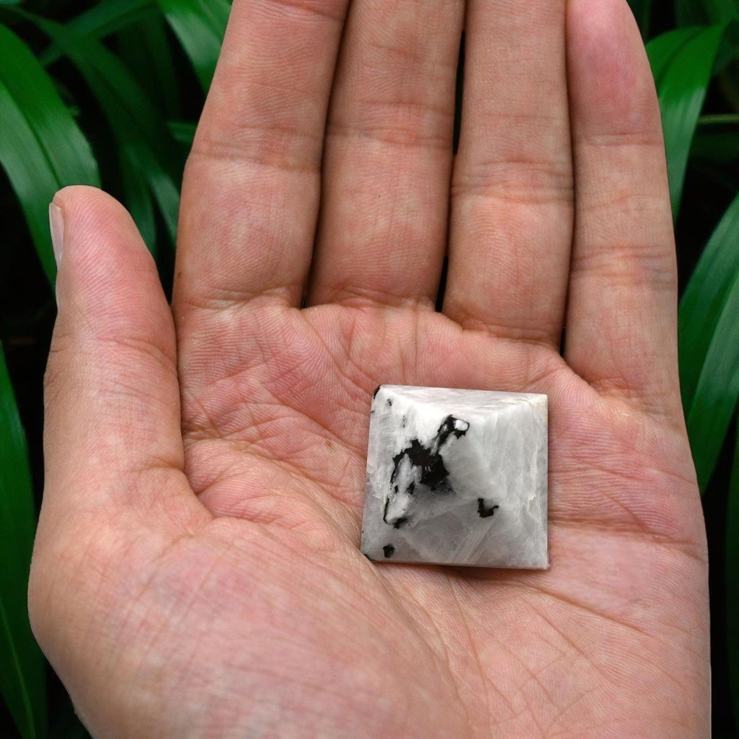 Rainbow Moonstone Crystal Pyramid