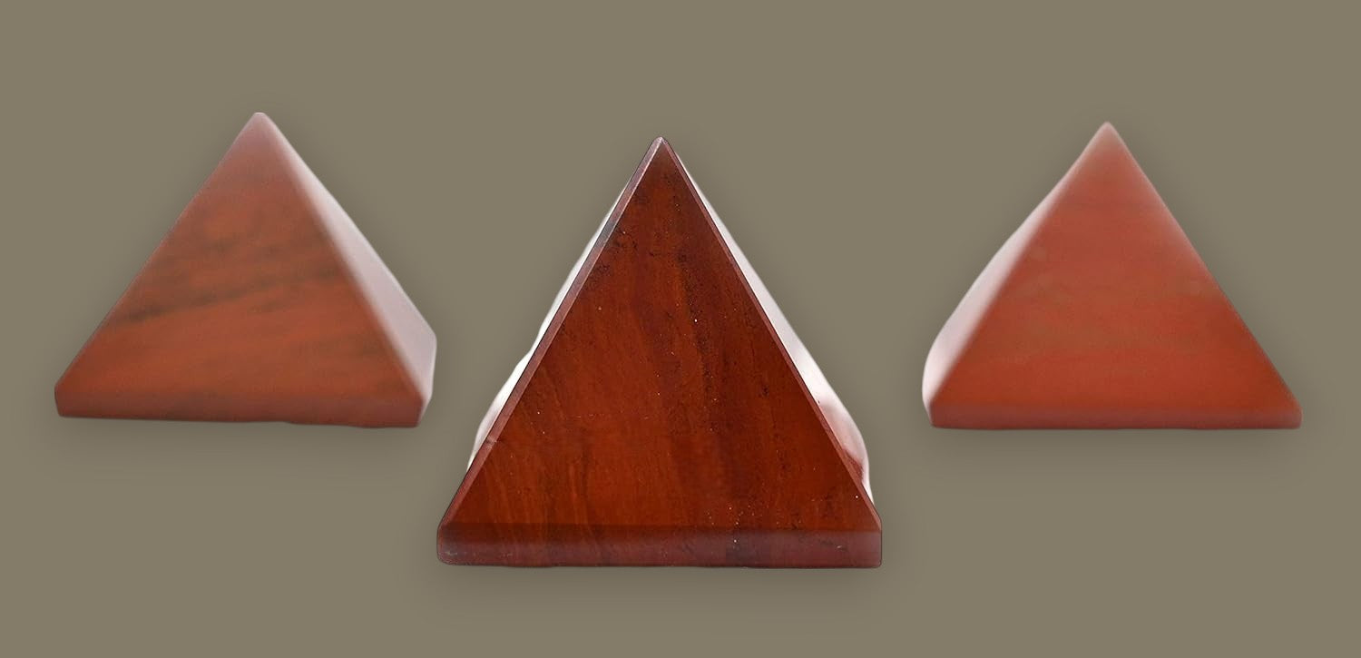 Red Jasper Crystal Pyramid