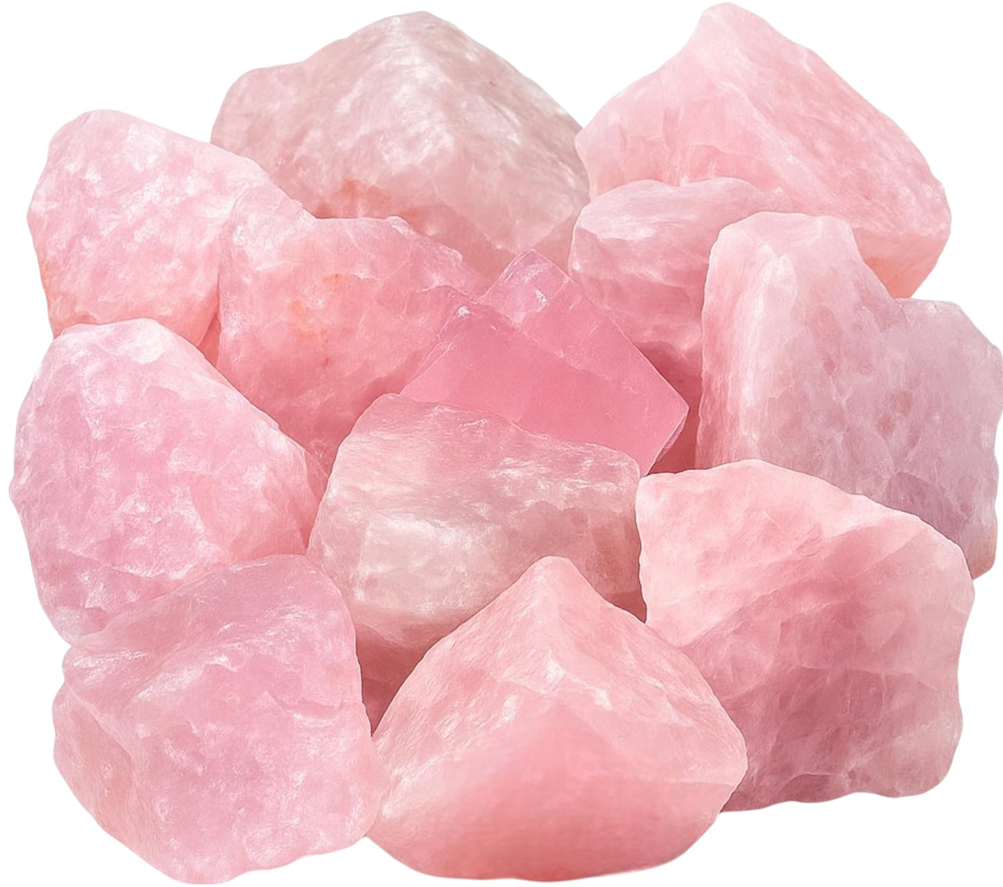 Rose Quartz Raw Crystals