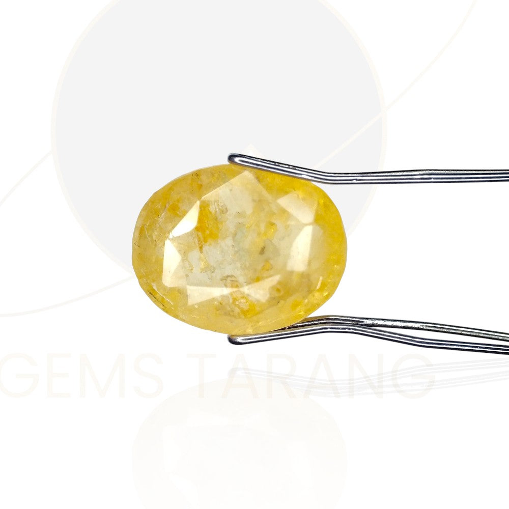 Sapphire Yellow (Pukhraj) (S10- 6.65ct)