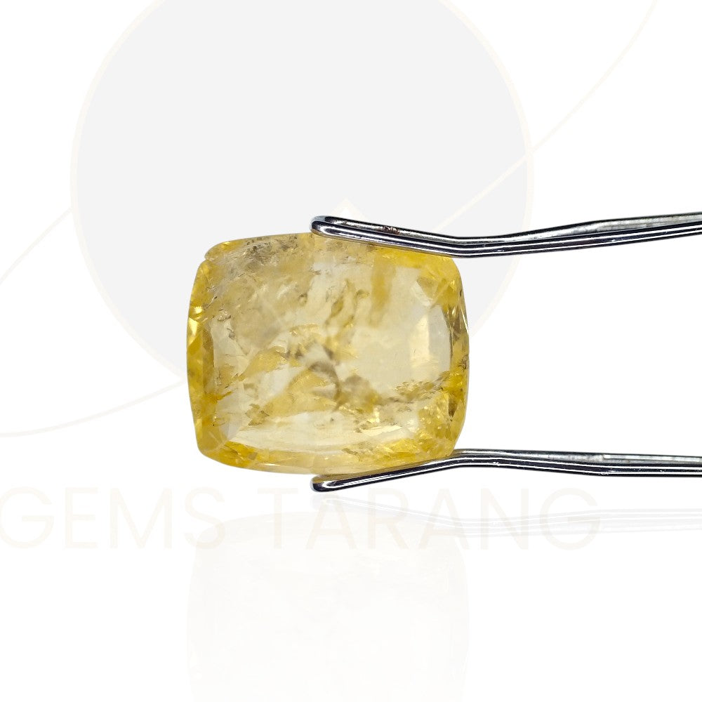 Sapphire Yellow (Pukhraj) (S12- 6.4ct)