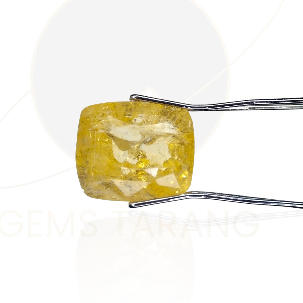 Sapphire Yellow (Pukhraj) (S12- 6.4ct)