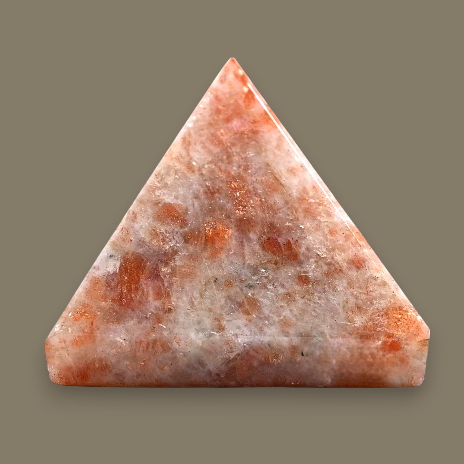 Sunstone Crystal Pyramid