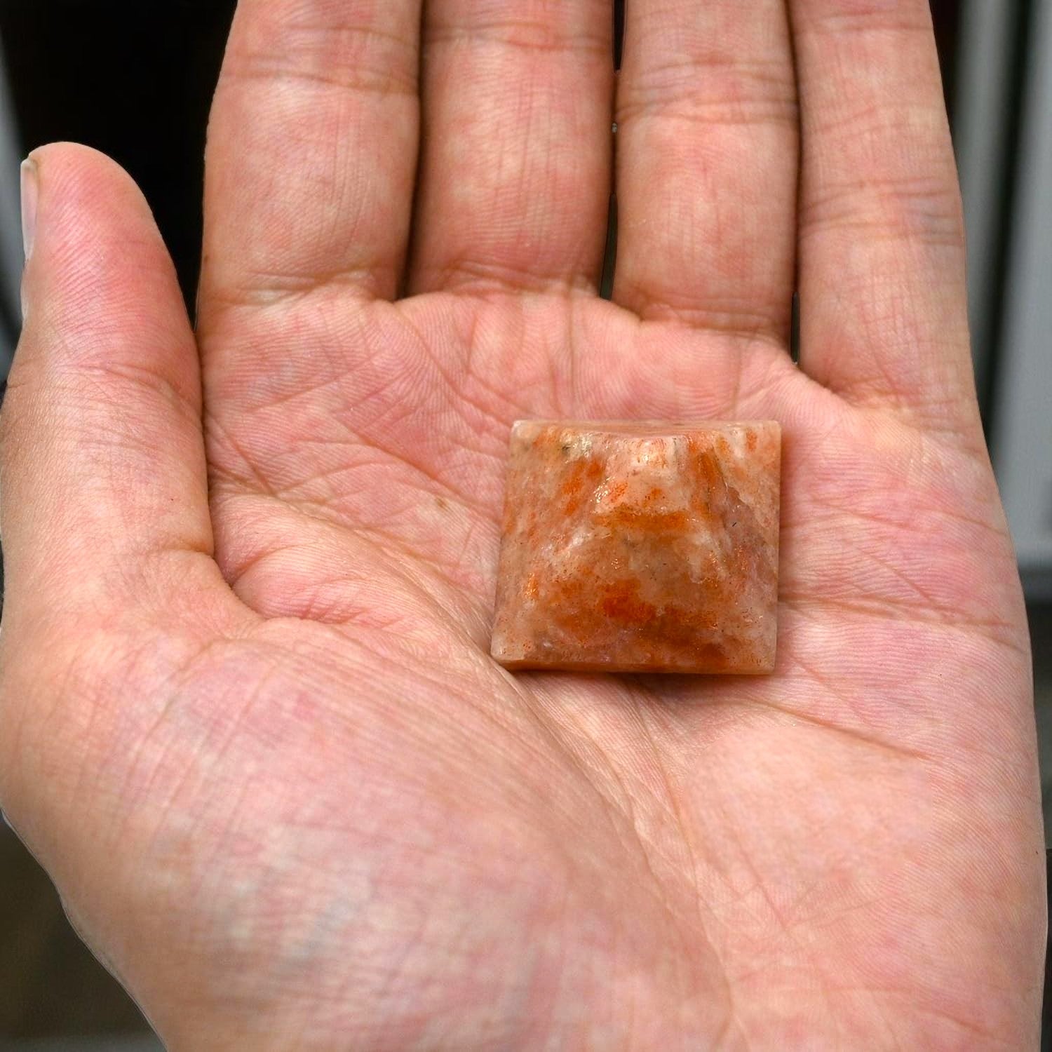 Sunstone Crystal Pyramid