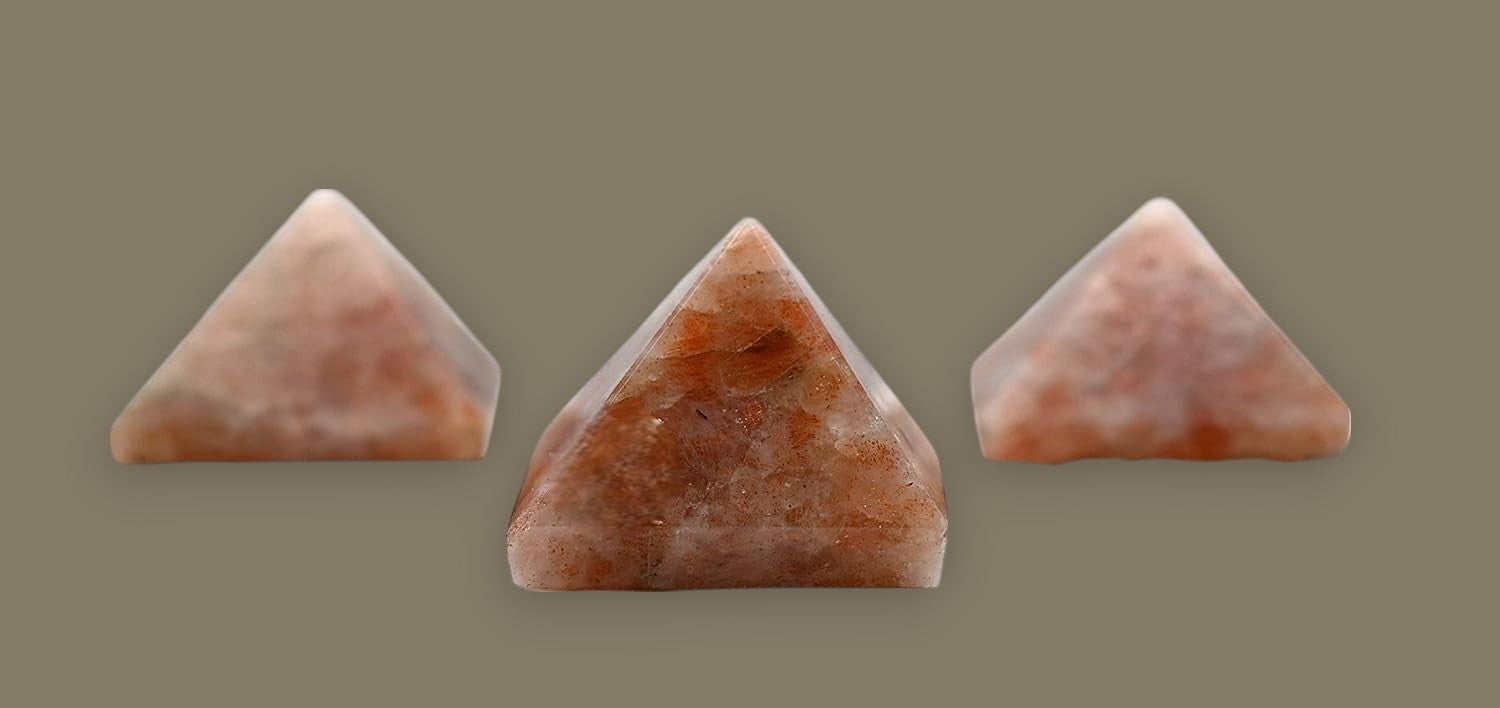 Sunstone Crystal Pyramid